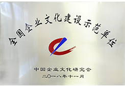 全國文化示范證書(shū)