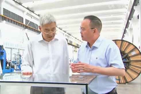 江西省委書(shū)記尹弘到中辰電纜（江西）調研